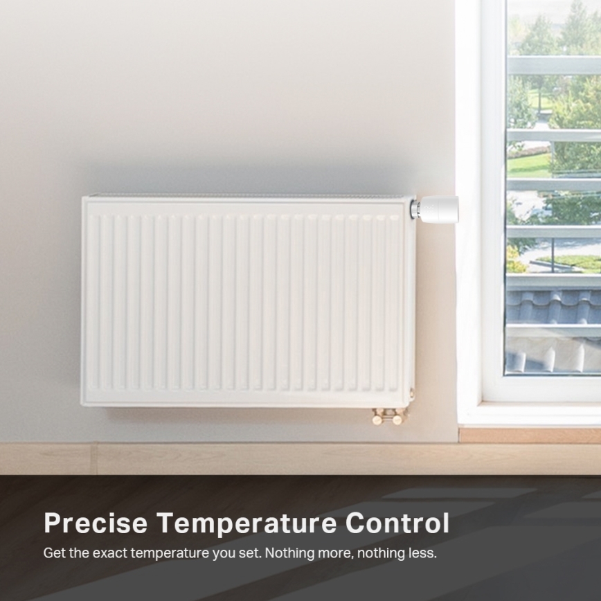 TP-Link - Inteligentna głowica termostatyczna z wyświetlaczem LCD 2xAA Tuya