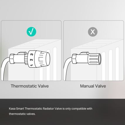 TP-Link - Inteligentna głowica termostatyczna z wyświetlaczem LCD 2xAA Tuya