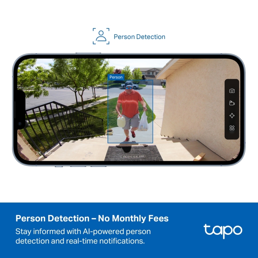 TP-Link - Inteligentna kamera solarna 5200 mAh 5V IP65 Wi-Fi
