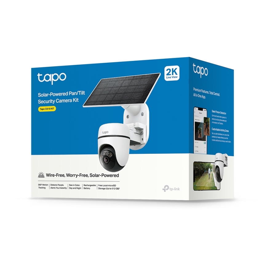 TP-Link - Inteligentna kamera solarna 5V IP65