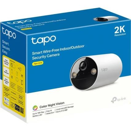 TP-Link - Inteligentna zewnętrzna kamera z czujnikiem IP65 Wi-Fi