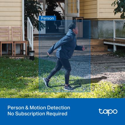 TP-Link - Inteligentna zewnętrzna kamera 3 MP, Wi-Fi, zasilanie 5 V