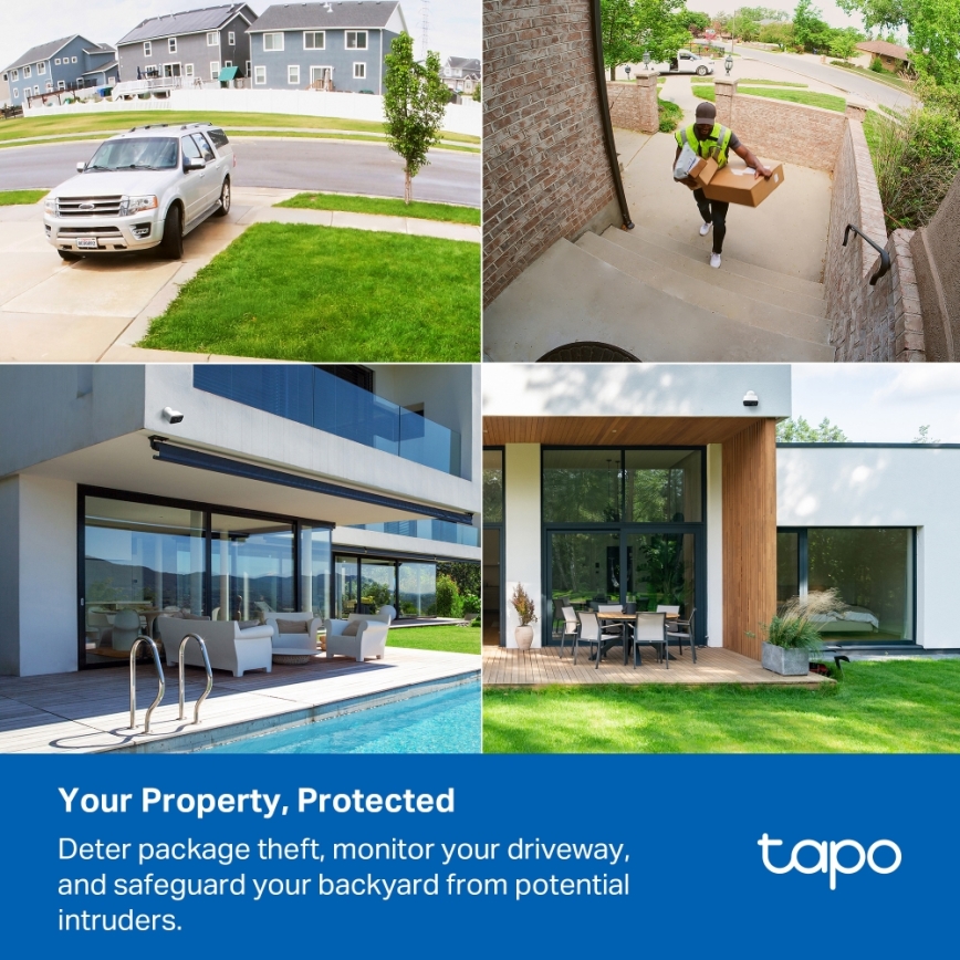 TP-Link - Inteligentna zewnętrzna kamera IP65 5V Wi-Fi