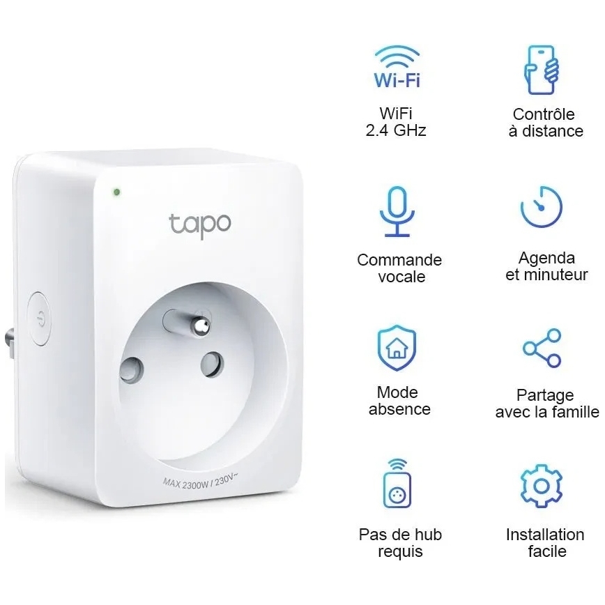 TP-Link - Inteligentne gniazdko E 2300W Wi-Fi