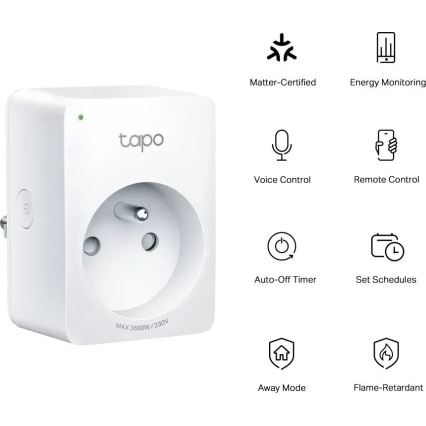TP-Link - Inteligentne gniazdko E MATTER 3690W Wi-Fi