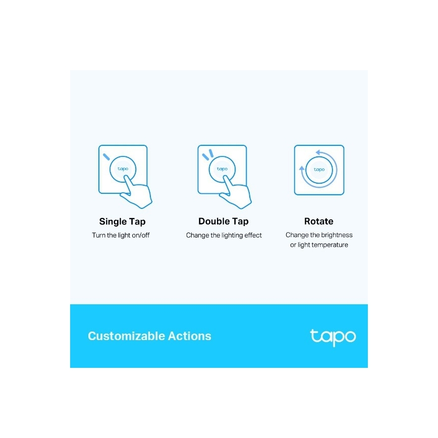 TP-Link - Inteligentny dotykowy ściemniacz 1xCR2032 Wi-Fi