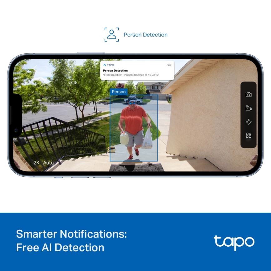 TP-Link - Inteligentny mini wideodomofon Wi-Fi