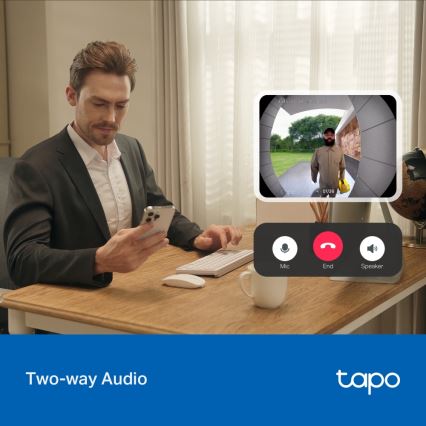 TP-Link - Inteligentny mini wideodomofon Wi-Fi