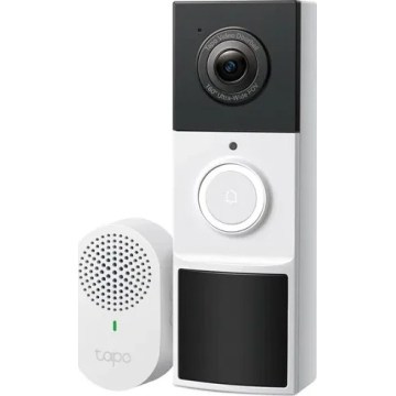 TP-Link - Inteligentny wideodzwonek z czujnikiem 2K, 6400 mAh, IP65, Wi-Fi