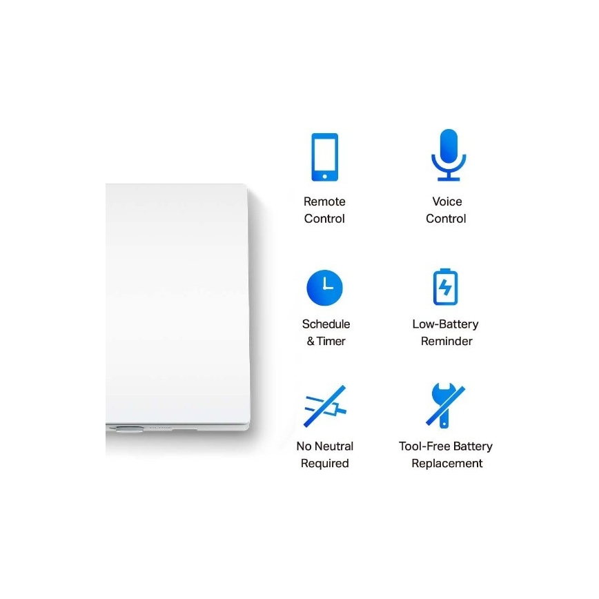 TP-Link - Inteligentny włącznik oświetlenia 2xAAA Wi-Fi
