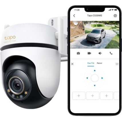 TP-Link - Zewnętrzna kamera z czujnikiem, obudowa IP66, Wi-Fi