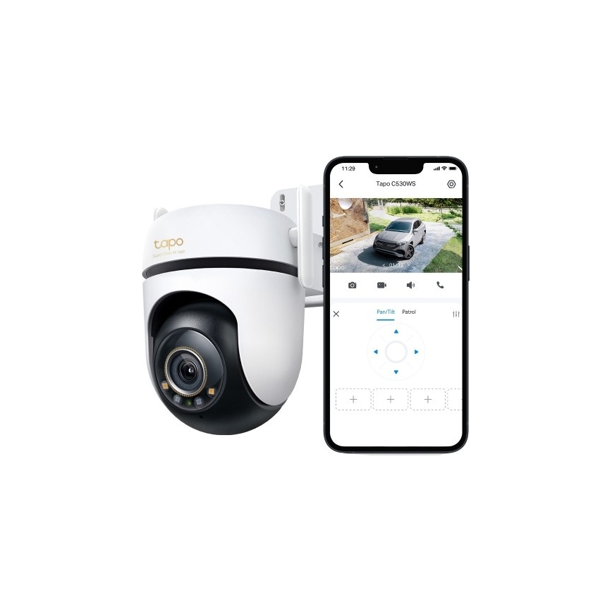 TP-Link - Zewnętrzna kamera z czujnikiem, obudowa IP66, Wi-Fi