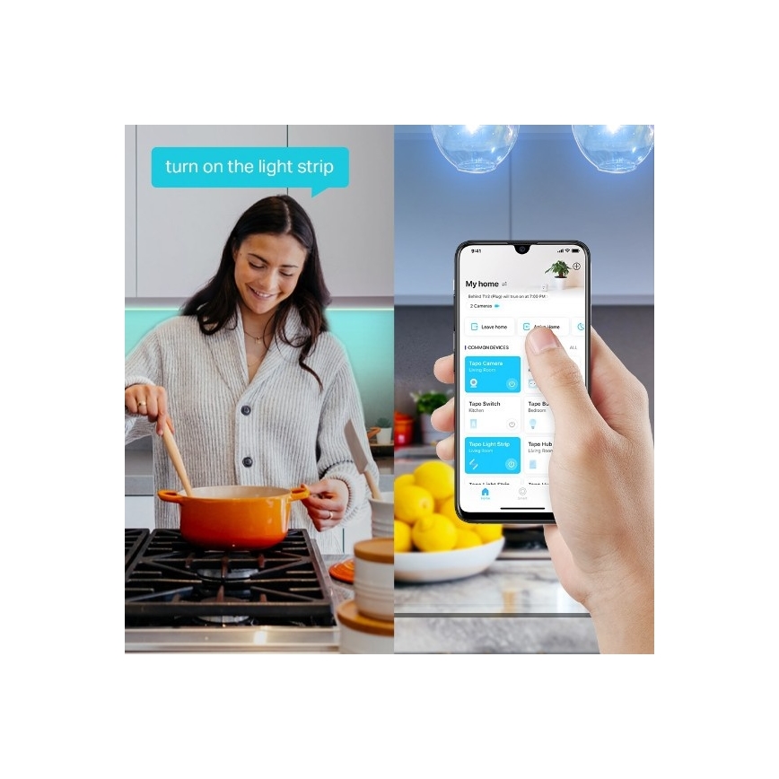 TP-Link - LED RGBW ściemnialny pasek 5 m LED/20,5W/230V Wi-Fi