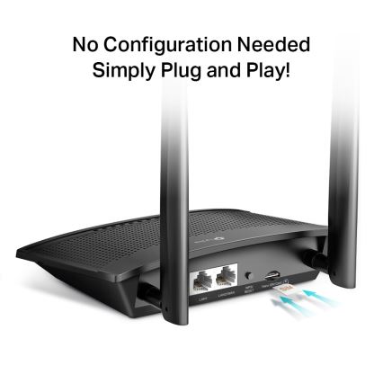 TP-Link - Router bezprzewodowy N 300Mbps z 4G LTE TL-MR100, Wi-Fi