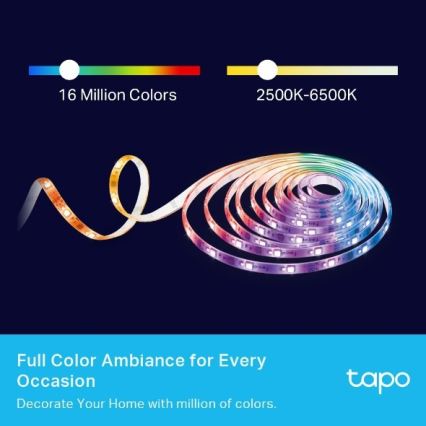 TP-Link - Taśma LED RGBW ściemnialna 5 m LED/24W/230V Wi-Fi