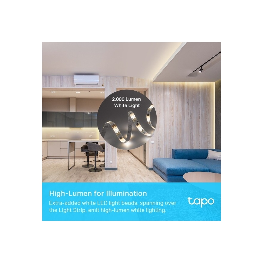 TP-Link - Taśma LED RGBW ściemnialna 5 m LED/24W/230V Wi-Fi
