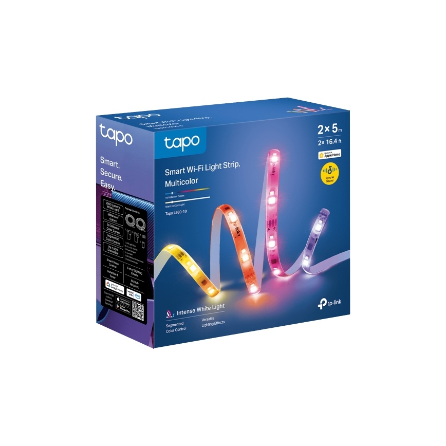 TP-Link - Taśma LED RGBW ściemnialna 5 m LED/24W/230V Wi-Fi