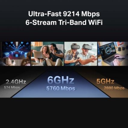 TP-Link - Trójpasmowy router Wi-Fi 7 Archer BE550