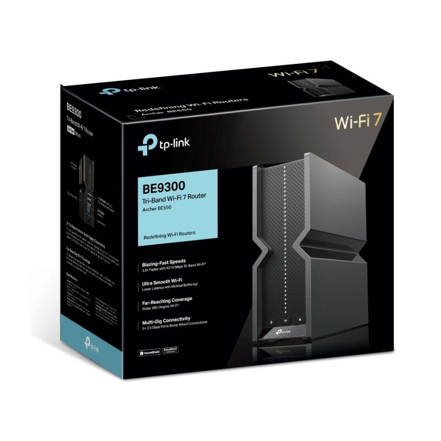 TP-Link - Trójpasmowy router Wi-Fi 7 Archer BE550