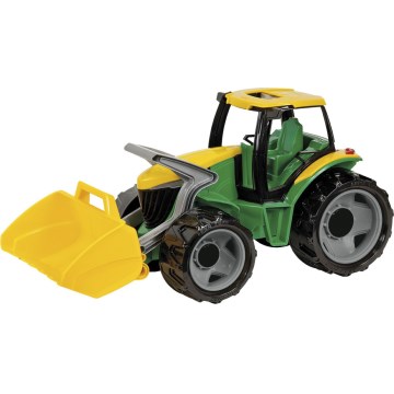 Traktor z łyżką 65 cm zielony/żółty