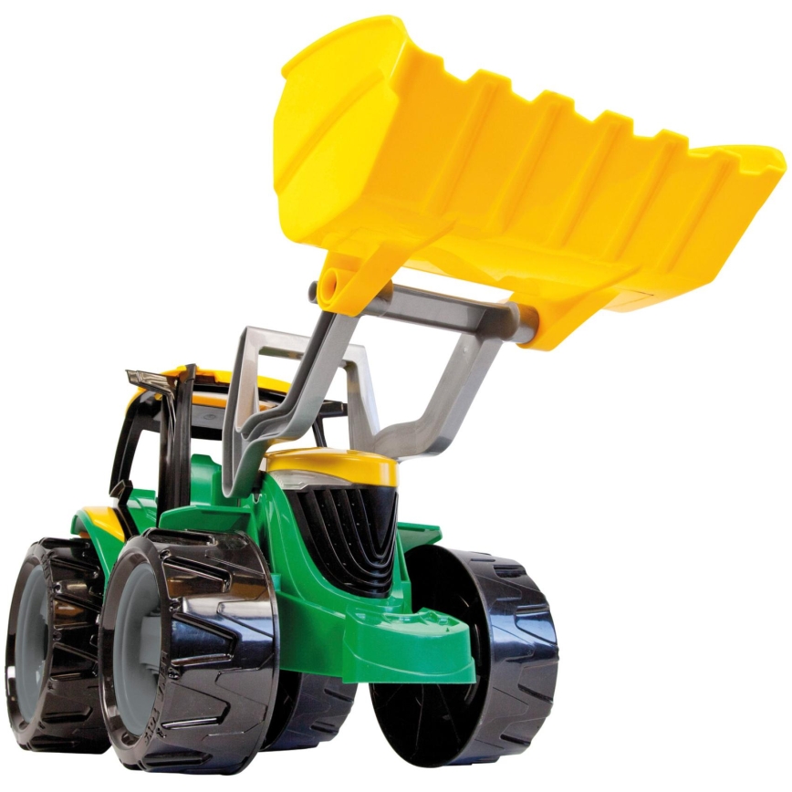 Traktor z łyżką 65 cm zielony/żółty
