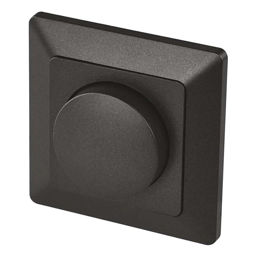 Triakowy ściemniacz obrotowy 110W/230V antracyt