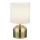 TRIO - Lampa stołowa dotykowa JAN 1xE14/40W/230V mosiądz/biały