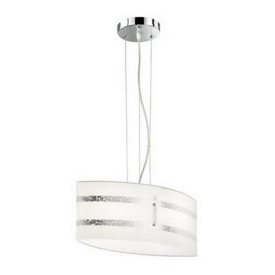 Trio - Lampa wisząca na linkach NIKOSIA 2xE27/40W/230V srebrna
