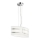 Trio - Lampa wisząca na linkach NIKOSIA 2xE27/40W/230V srebrna