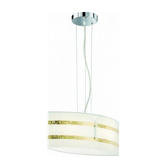 Trio - Lampa wisząca na linkach NIKOSIA 2xE27/40W/230V złota