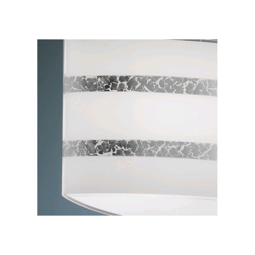 Trio - Lampa wisząca na linkach NIKOSIA 2xE27/40W/230V srebrna