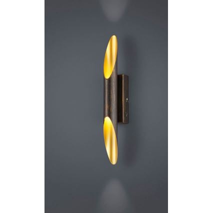 Trio - Kinkiet LED BOLERO 2xLED/3,1W/230V CRI 90 miedziany