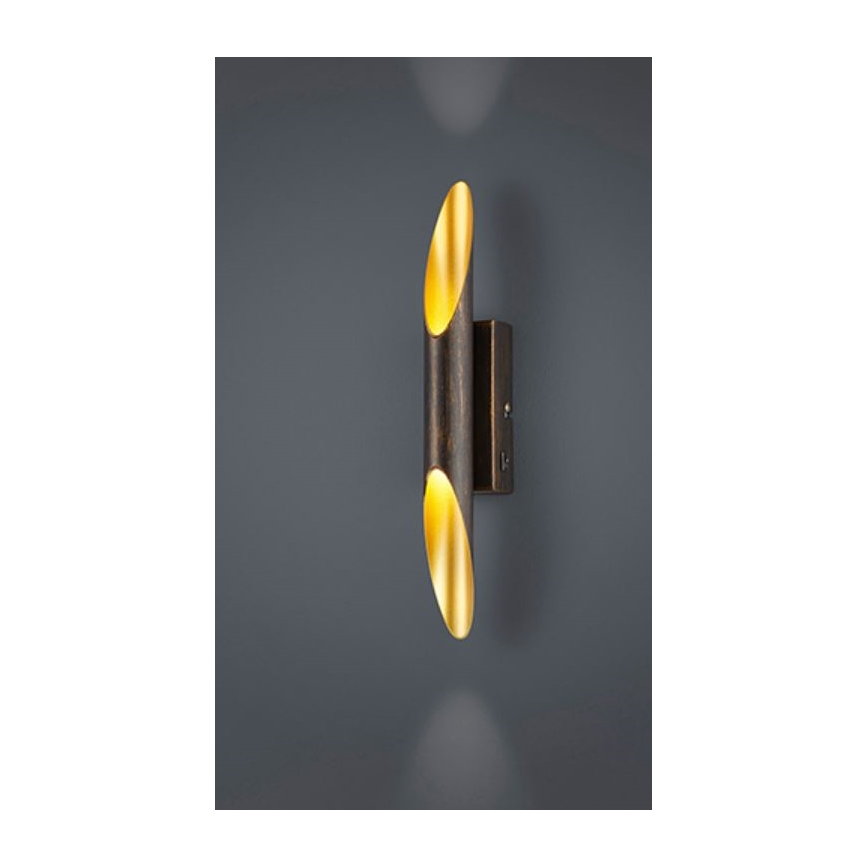 Trio - LED Kinkiet BOLERO 2xLED/3,1W/230V CRI 90 miedź