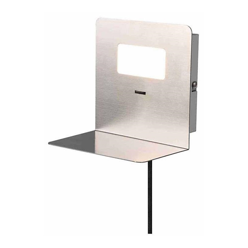 Trio - LED Kinkiet z półką ALOFT LED/3W/230V + port USB