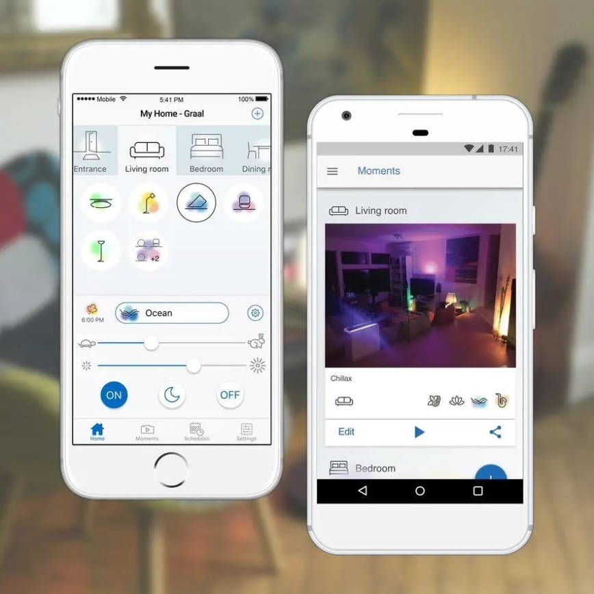 Trio - LED RGB Ściemnialny żyrandol na lince LIVARO LED/20W/230V Wi-Fi + pilot zdalnego sterowania