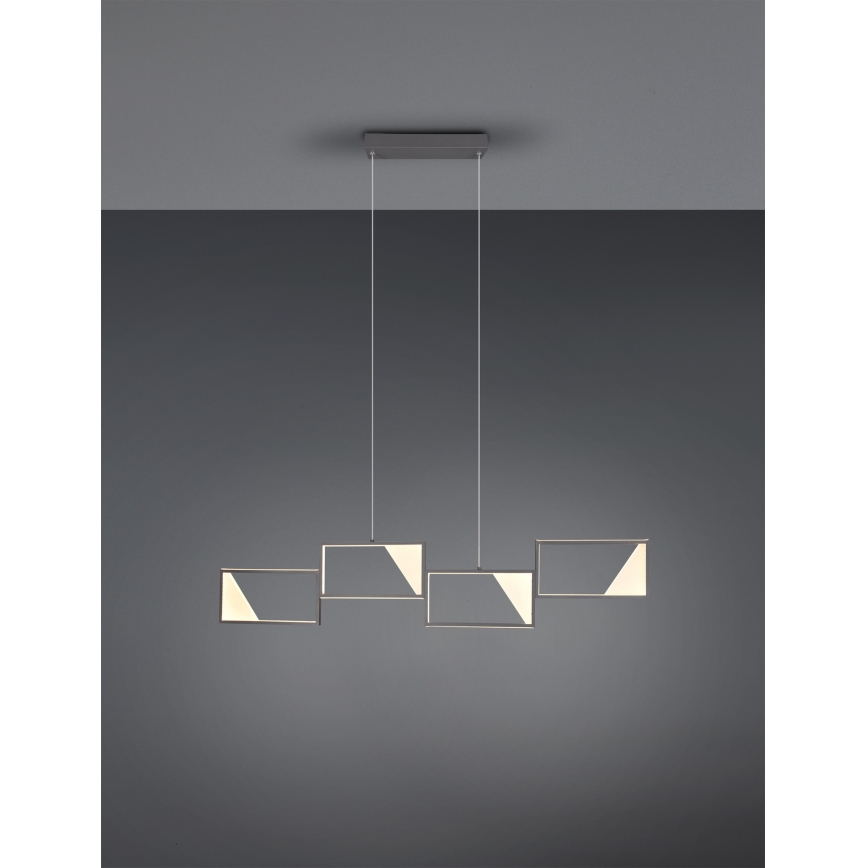 Trio - LED Ściemnialny żyrandol na lince CAFU 4xLED/7W/230V