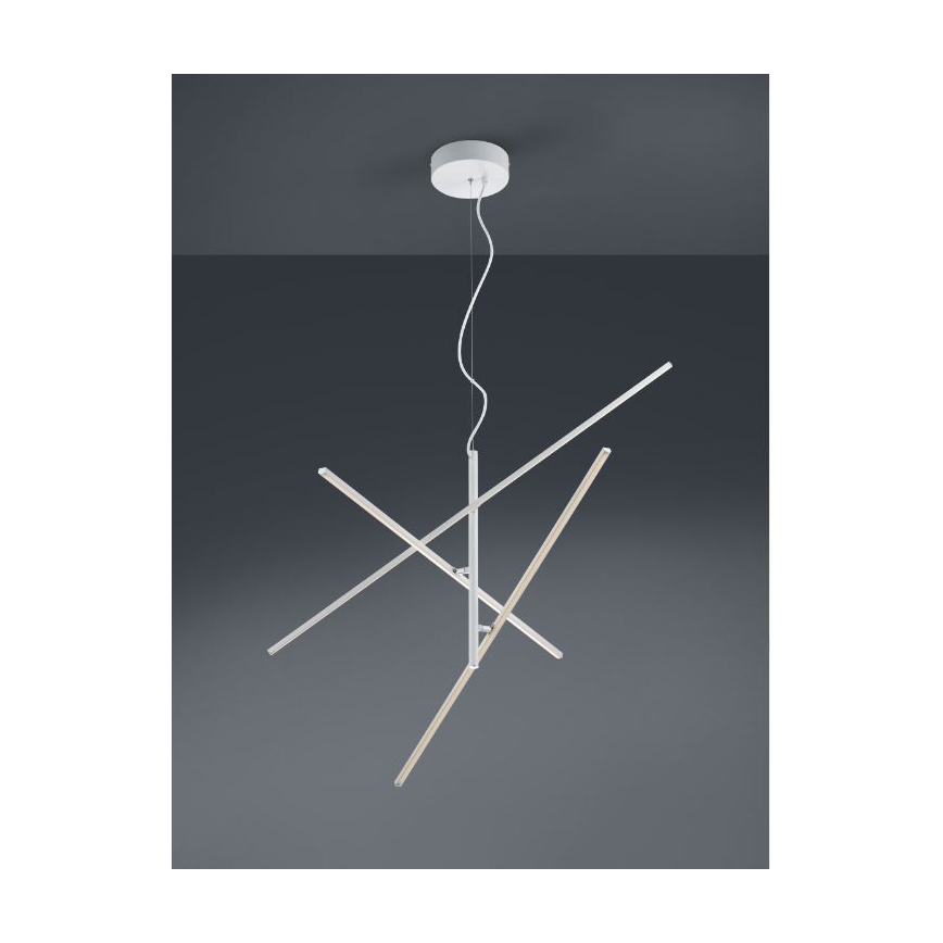 Trio - LED Ściemnialny żyrandol na lince TIRIAC 3xLED/8,5W/230V biały