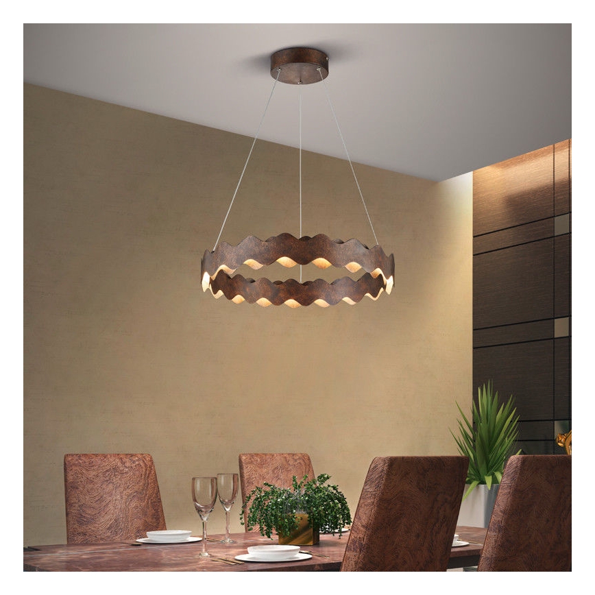 TRIO - LED Ściemnialny żyrandol na lince WAVES 1xLED/30W/230V