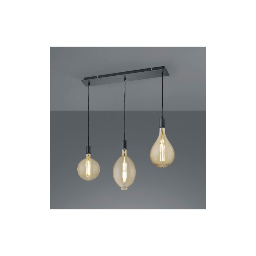Trio - LED Żyrandol ściemnialny na lince GINSTER 3xE27/8W/230V