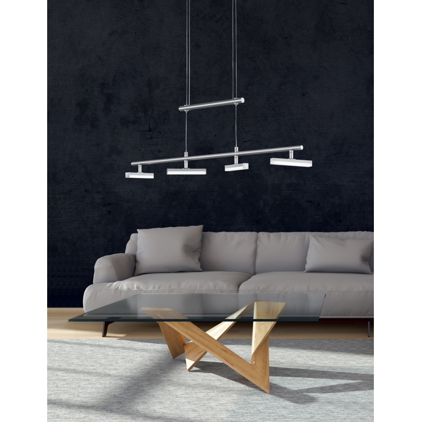 Trio - LED Żyrandol ściemnialny na lince OPIUM 4xLED/4W/230V