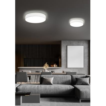 Trio - ściemnialna lampa sufitowa LED LUGANO LED/22W/230V 3000K śr. 40 cm biała