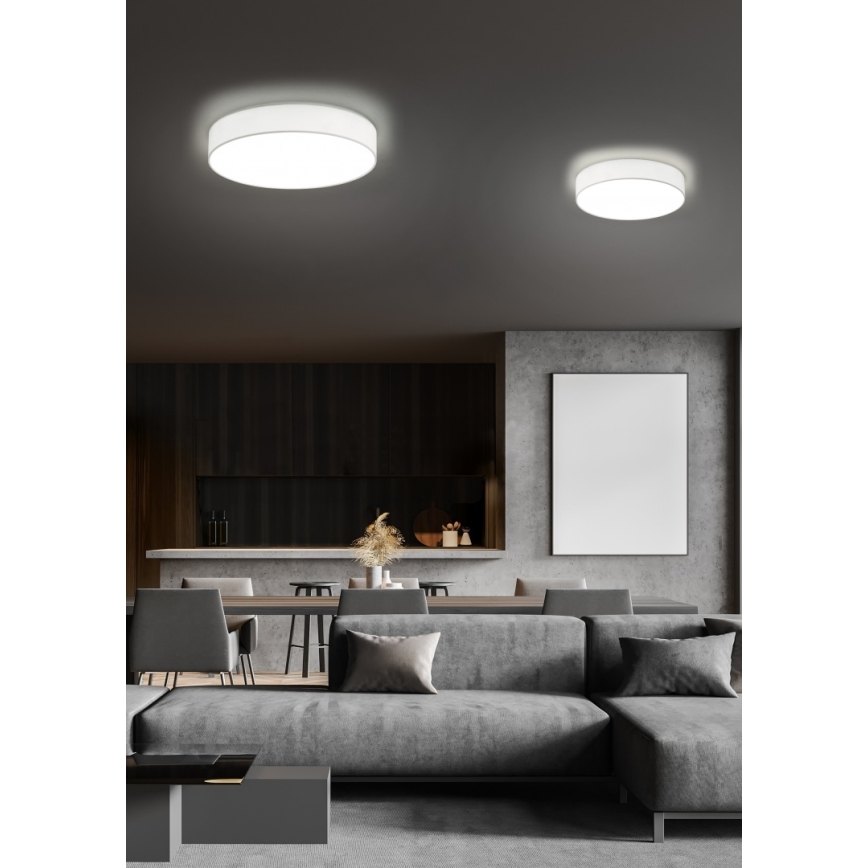 Trio - ściemnialna lampa sufitowa LED LUGANO LED/22W/230V 3000K śr. 40 cm biała