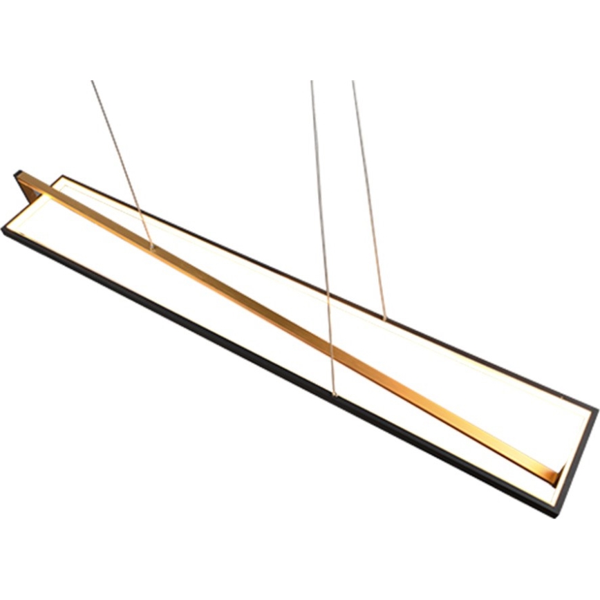 Trio - LED ściemnialny żyrandol na lince EDGE LED/35W/230V 2300/3000/4000K czarny/złoty