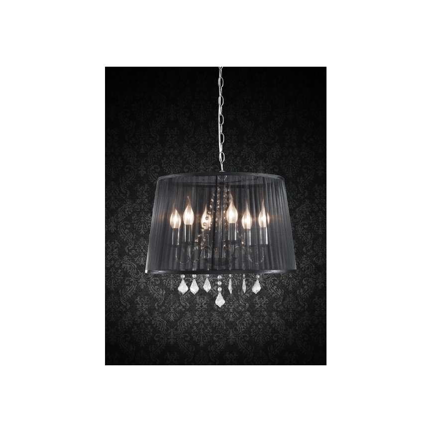 TRIO - Żyrandol na łańcuchu LEYLA 3xE14/40W/230V