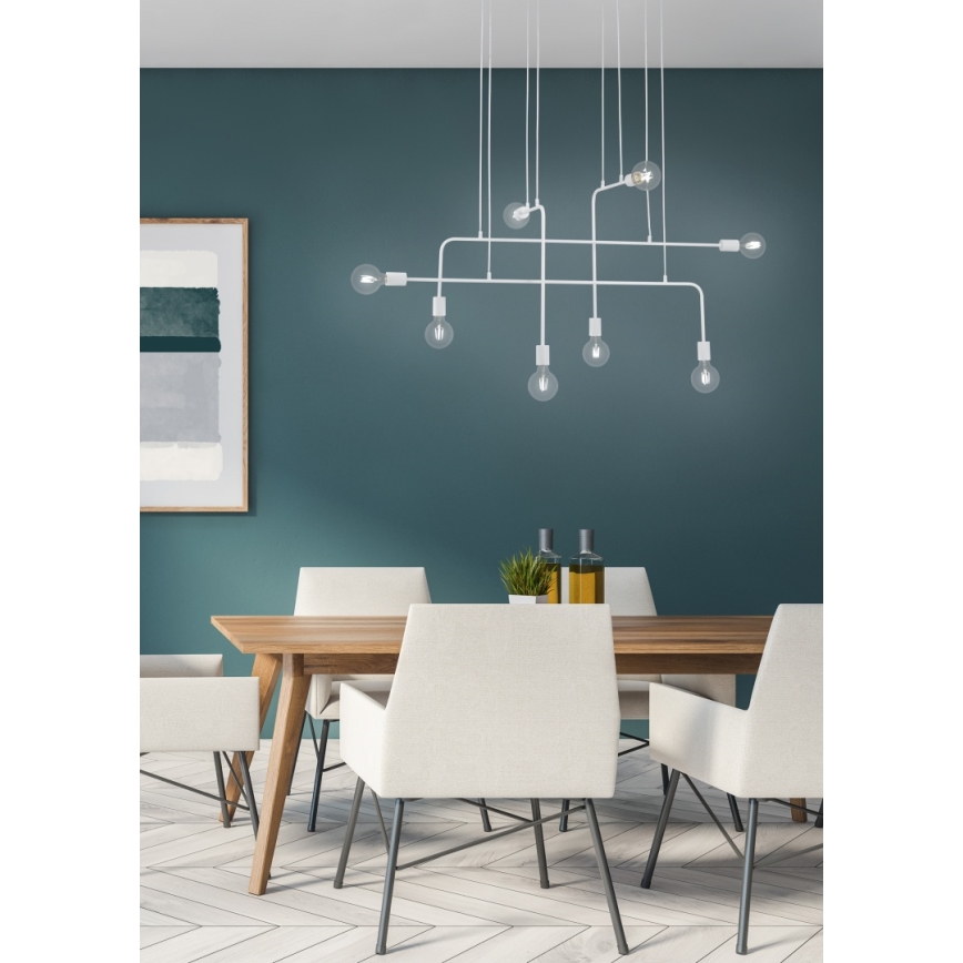 Trio - Żyrandol na lince CONNOR 8xE27/10W/230V