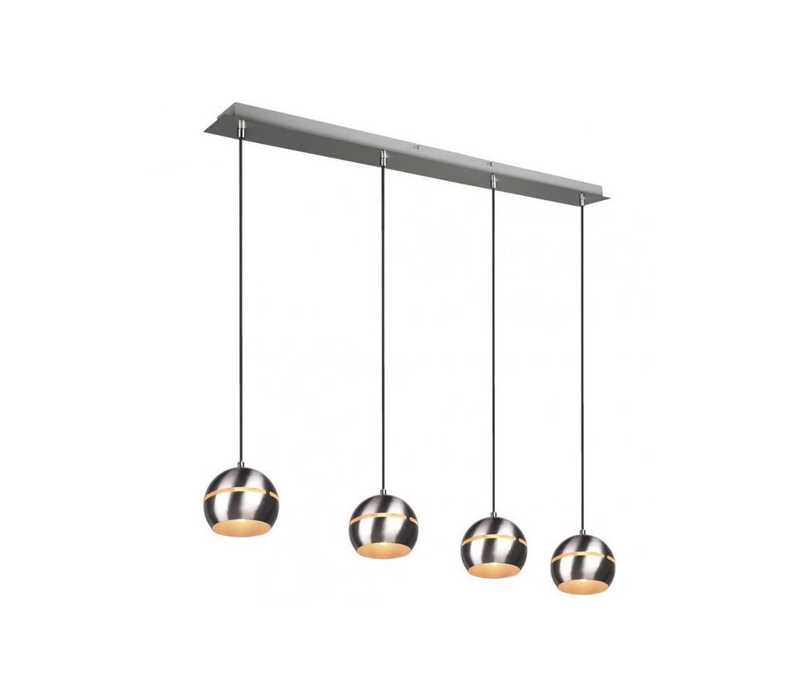 Trio - Żyrandol na lince FLETCHER 4xE14/40W/230V matowy chrom