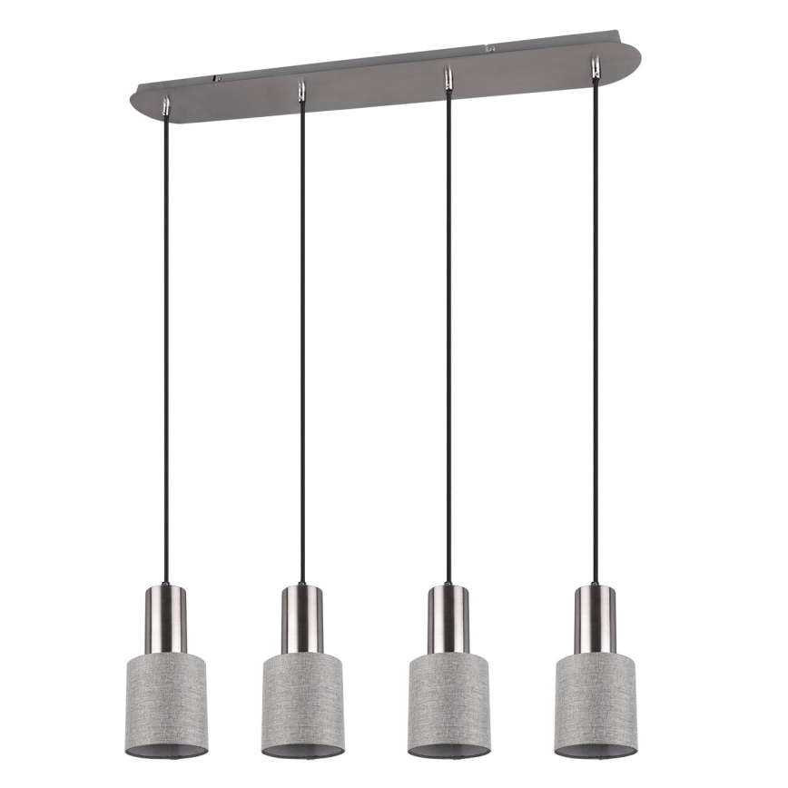 Trio - Żyrandol na lince WAILER 4xGU10/5W/230V szary