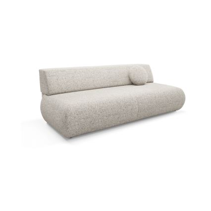 Trzyosobowa sofa rozkładana PRATO z pojemnikiem, beżowa