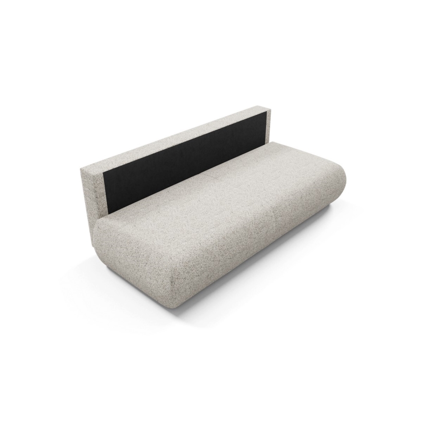 Trzyosobowa sofa rozkładana PRATO z pojemnikiem, beżowa