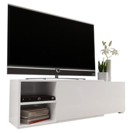 TV Stół CLIF 40x180 cm biały